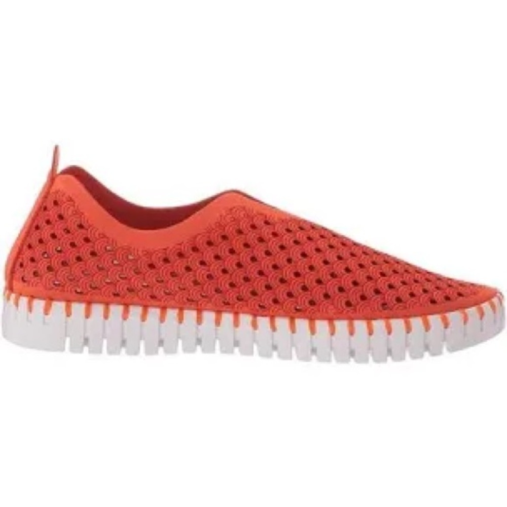 Ilse Jacobsen Tulip 139 slip on shoes red leather women’s size 40